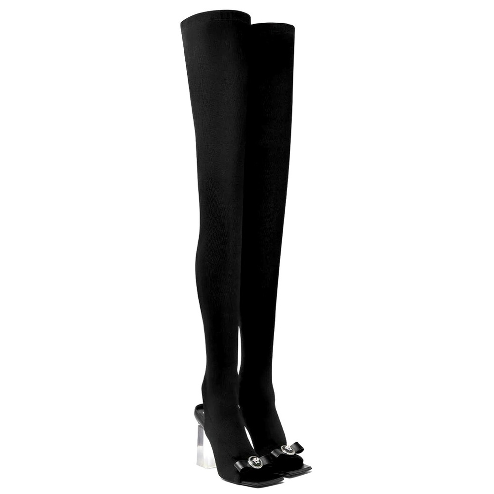 Versace Thigh High boot New